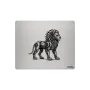 Hliníková podložka pod myš – laserový motiv „Cyber Lion Guardian“