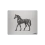 Alüminyum Mouse Pad – “Cyber Horse Sentinel” Lazer Gravür