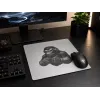 Aluminium-Mousepad – Lasergravur „Cyber Gorilla“