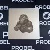 Aluminium-Mousepad – Lasergravur „Cyber Gorilla“