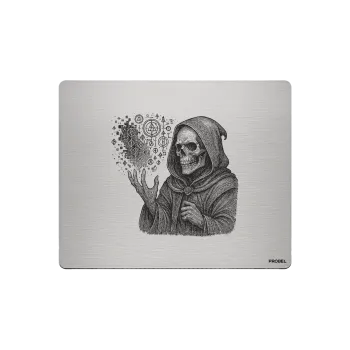 Aluminium-Mousepad – Lasergravur „Necro Digital Sorcerer“