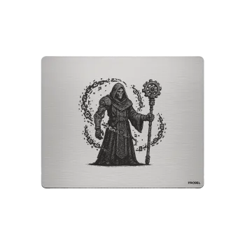 Aluminium-Mousepad – Lasergravur „Techno Lich Archmage“