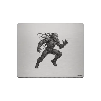 Aluminium-Mousepad – Lasergravur „Cyber Predator Runner“