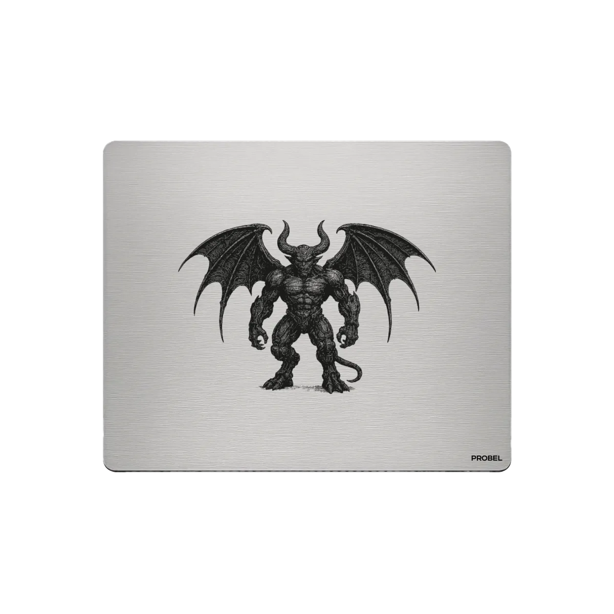 Aluminium-Mousepad – Lasergravur „Demon Winglord“