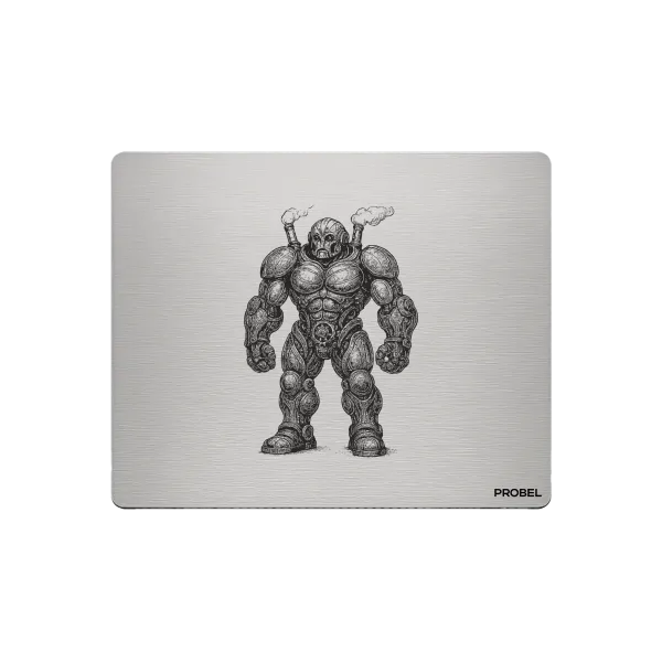 Aluminium-Mousepad – Lasergravur „Steam Colossus“