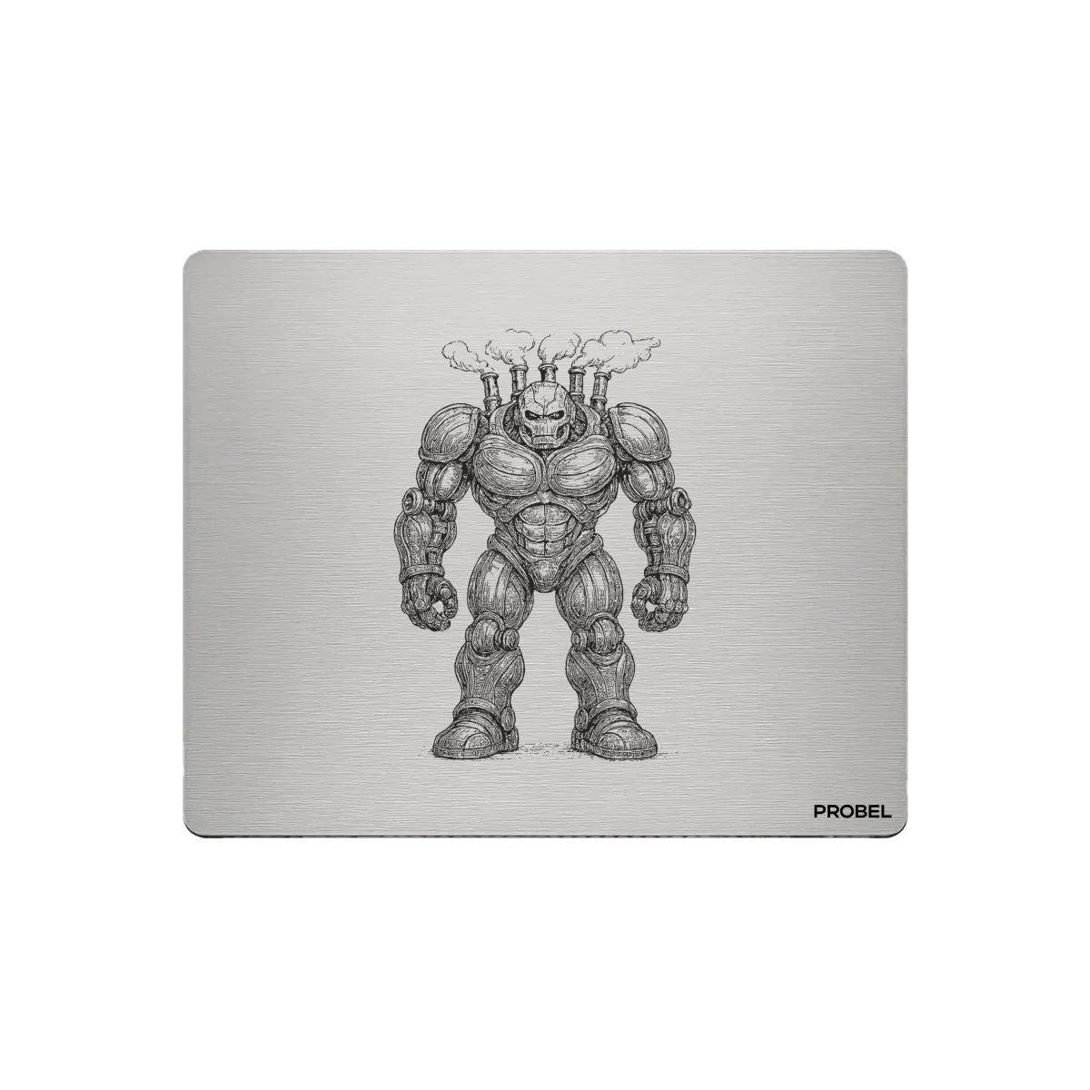 Aluminium-Mousepad – Lasergravur „Iron Forge Titan“