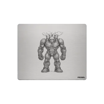 Aluminium-Mousepad – Lasergravur „Iron Forge Titan“