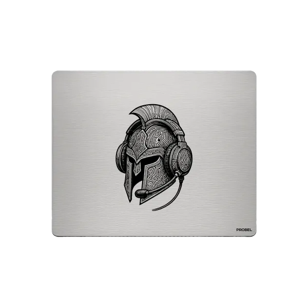 Aluminium-Mousepad – Lasergravur „Spartan Signal Commander“