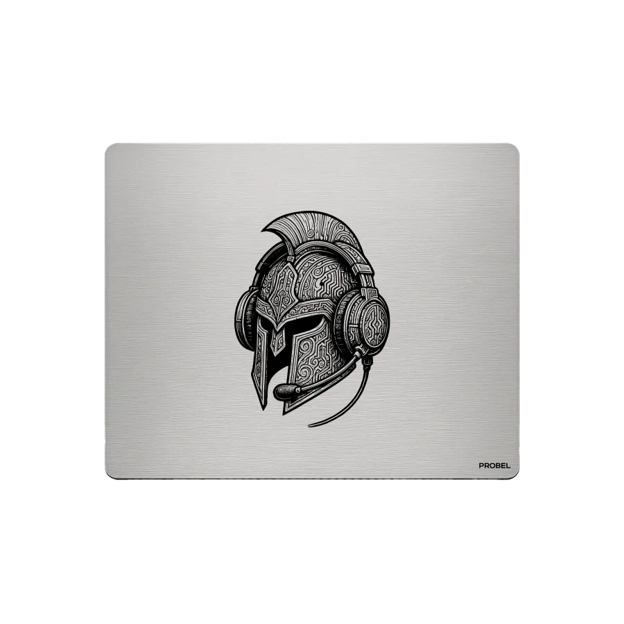 Mousepad in alluminio – incisione laser “Spartan Signal Commander”