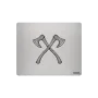 Aluminium-Mousepad – Lasergravur „Twin Battle Axes“