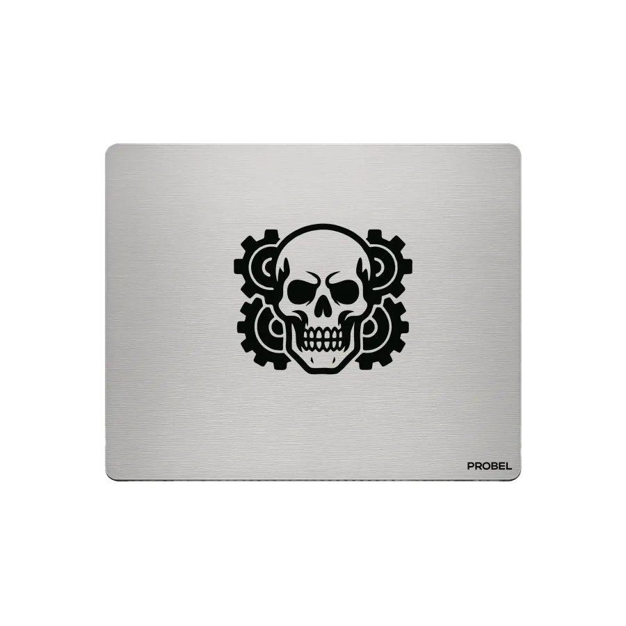 Aluminium-Mousepad – Lasergravur „Iron Mind“