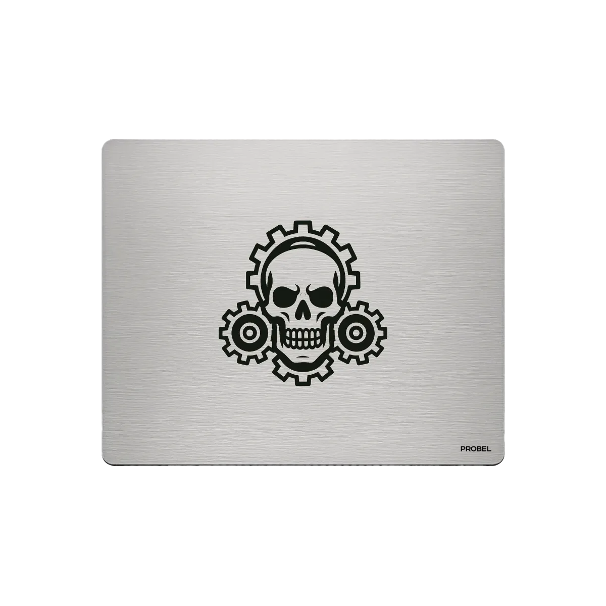 Aluminium-Mousepad – Lasergravur „Skull Cannons“