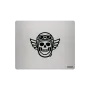 Aluminium-Mousepad – Lasergravur „Flying Skull Pilot“