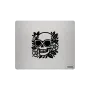 Aluminium-Mousepad – Lasergravur „Skull Floral Shades“