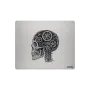 Aluminium-Mousepad – Lasergravur „Mecha Skull Profile“