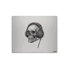 Aluminium-Mousepad – Lasergravur „Cyber Skull Operator“