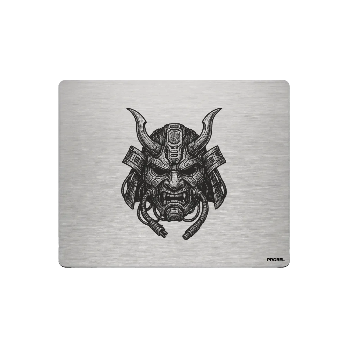 Aluminium-Mousepad – Lasergravur „Cyber Oni Reactor“