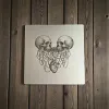 Aluminium-Mousepad – Lasergravur „Cyber Heartlink“