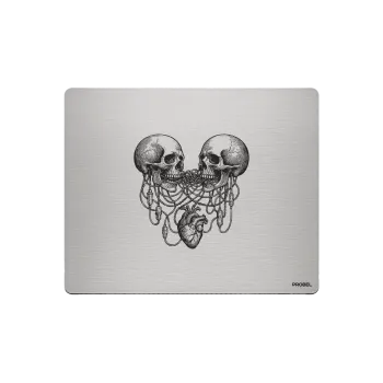 Aluminium-Mousepad – Lasergravur „Cyber Heartlink“