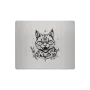 Aluminiowa podkładka pod mysz – grawer laserowy „Wild Bloom Cat”
