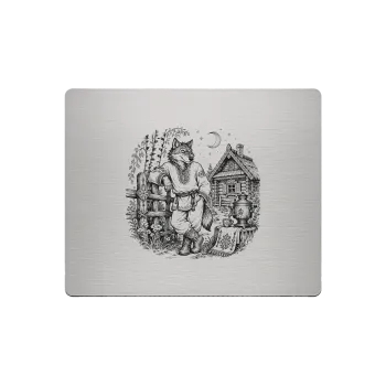 Aluminium-Mousepad – Lasergravur „Forest Wolf“