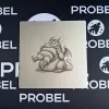 Aluminium-Mousepad – Lasergravur „Hungry Dragon“