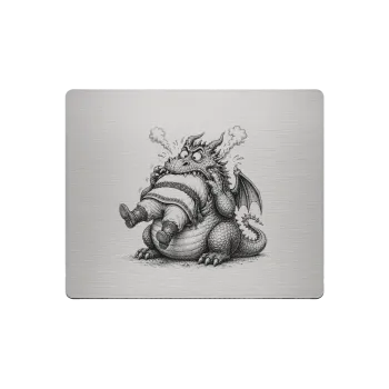 Aluminium-Mousepad – Lasergravur „Hungry Dragon“