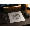 Aluminium Mousepad – Lasergravur "Gaming Rage"