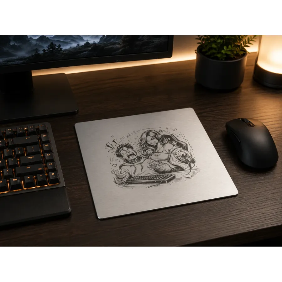 Aluminium Mousepad – Lasergravur 