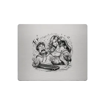 Aluminium Mousepad – Lasergravur "Gaming Rage"