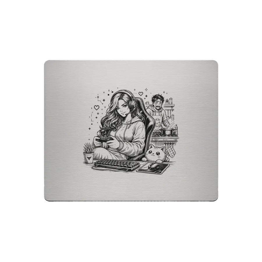 Aluminium Mousepad – Lasergravur 