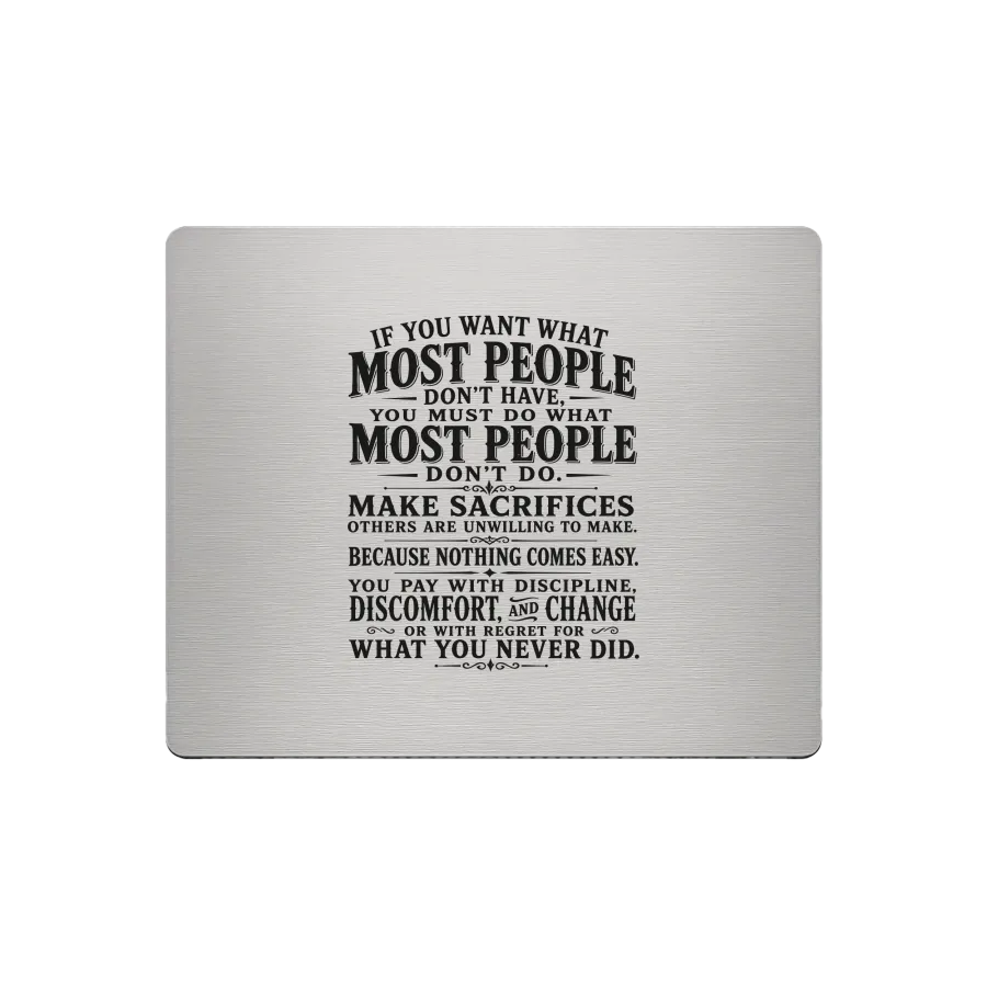 Aluminium Mousepad – Lasergravur 