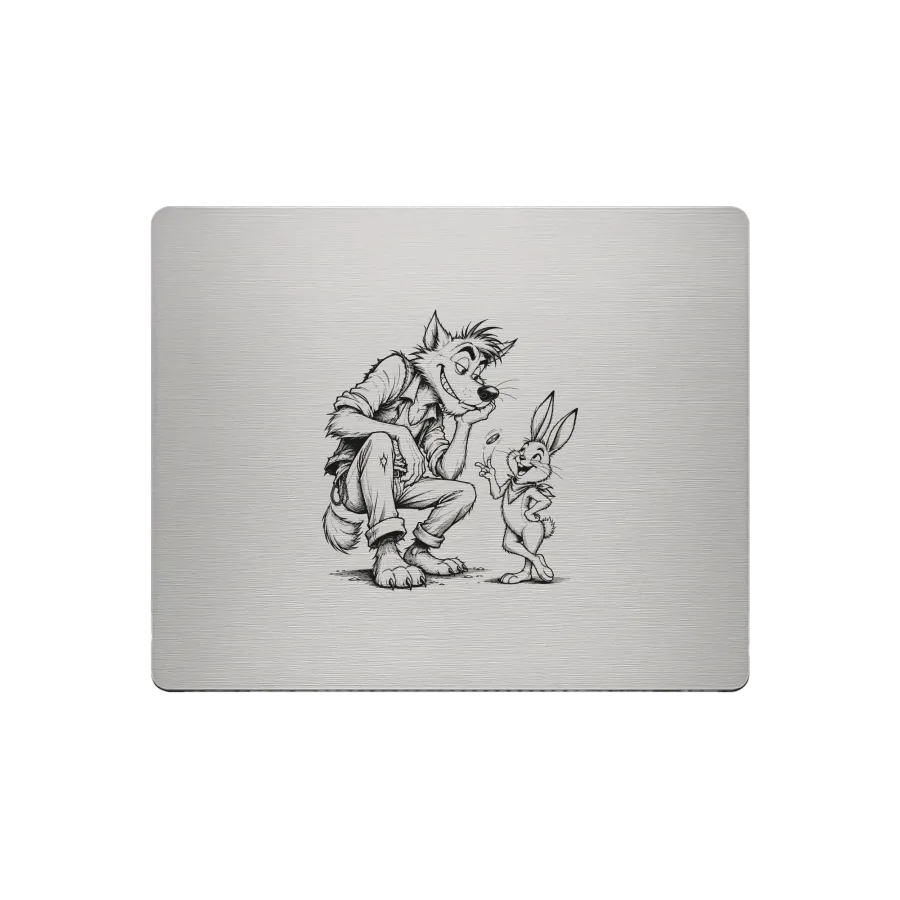 Aluminium Mousepad – Lasergravur