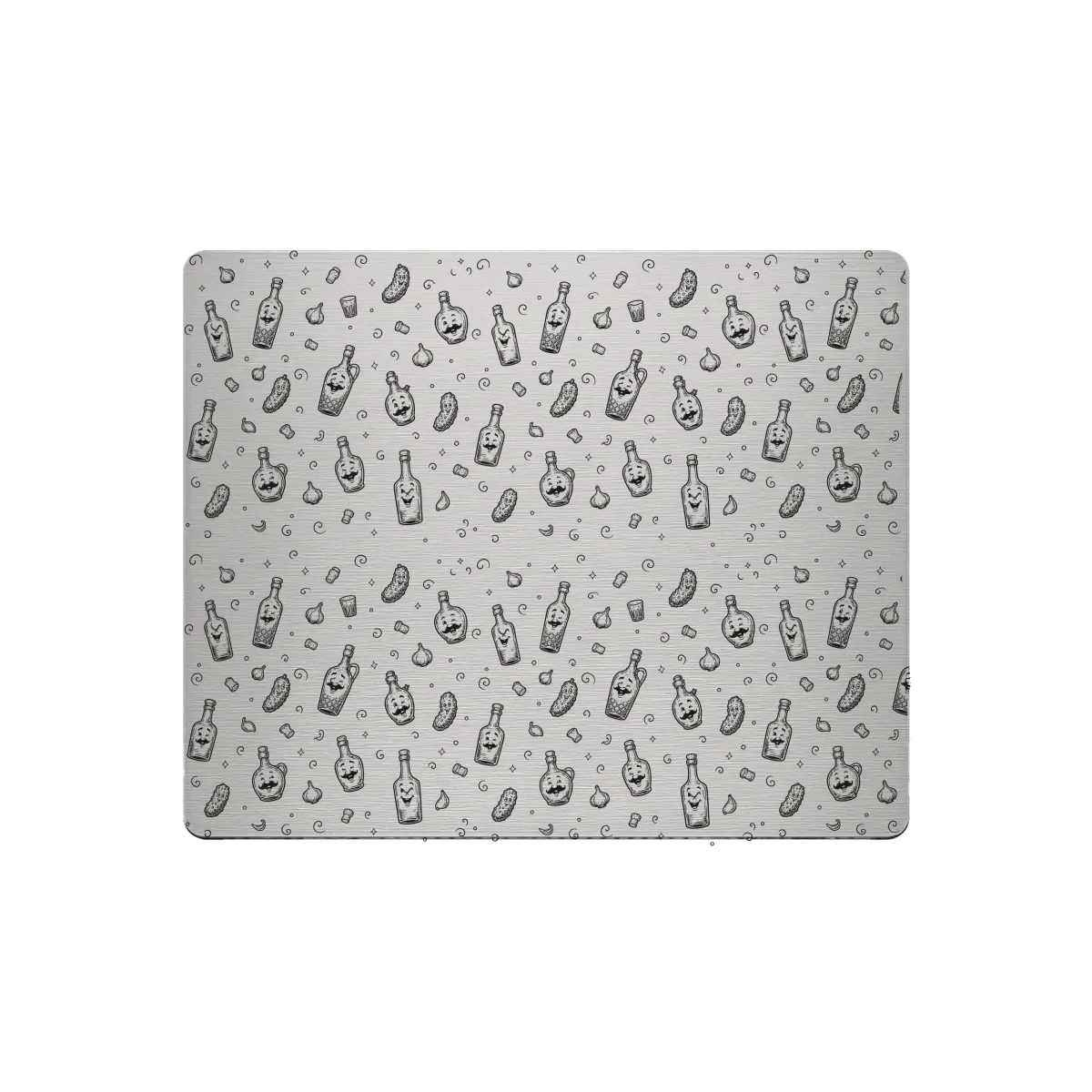 Hliníková podložka pod myš – laserové gravírování "Pickle Pattern"