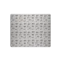 Aluminium Mousepad – Lasergravur "Arbeiten Pattern"