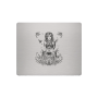Aluminium Mousepad – Lasergravur "Floral Girl"