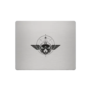 Aluminium Mousepad – Lasergravur "Pilot Wings"