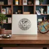 Aluminium Mousepad – Lasergravur "Navigator Aviation"