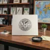 Aluminium Mousepad – Lasergravur "Navigator Aviation"