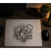Aluminium Mousepad – Lasergravur "Medical Heart"