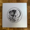 Aluminium Mousepad – Lasergravur "Moon Flower Girl"