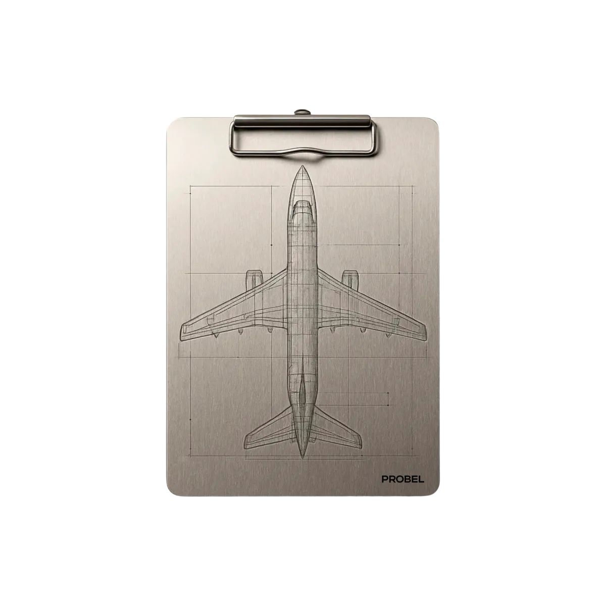 Klemmbrett Aluminium "ProLine Metal A4"