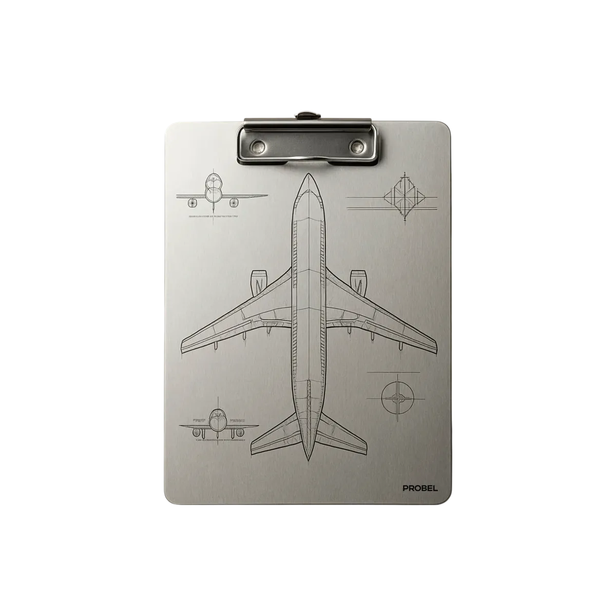 Klemmbrett Aluminium "AeroDraft Metal A4"