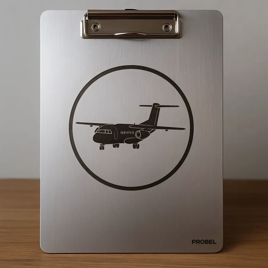 Aluminium-Klemmbrett A4 „SkyCircle Metal“