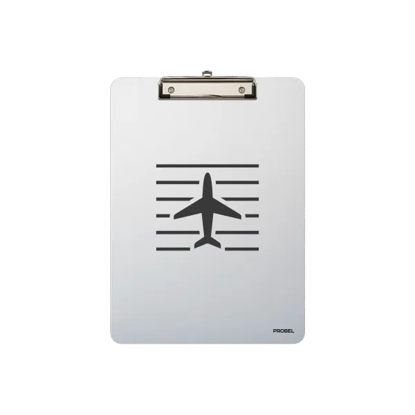 Aluminium-Klemmbrett A4 „Flight Stripes“