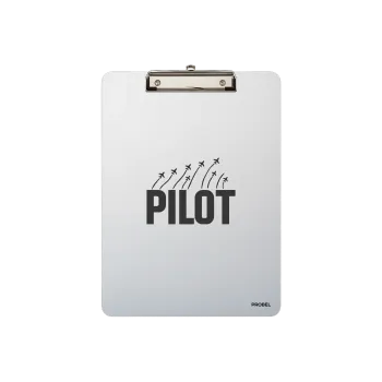 Klemmbrett Aluminium A4 "Pilot Formation"