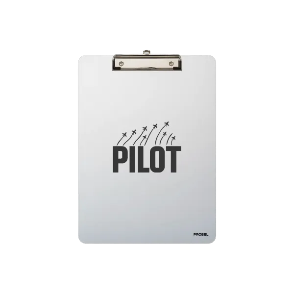 Aluminium-Klemmbrett A4 „Pilot Formation“