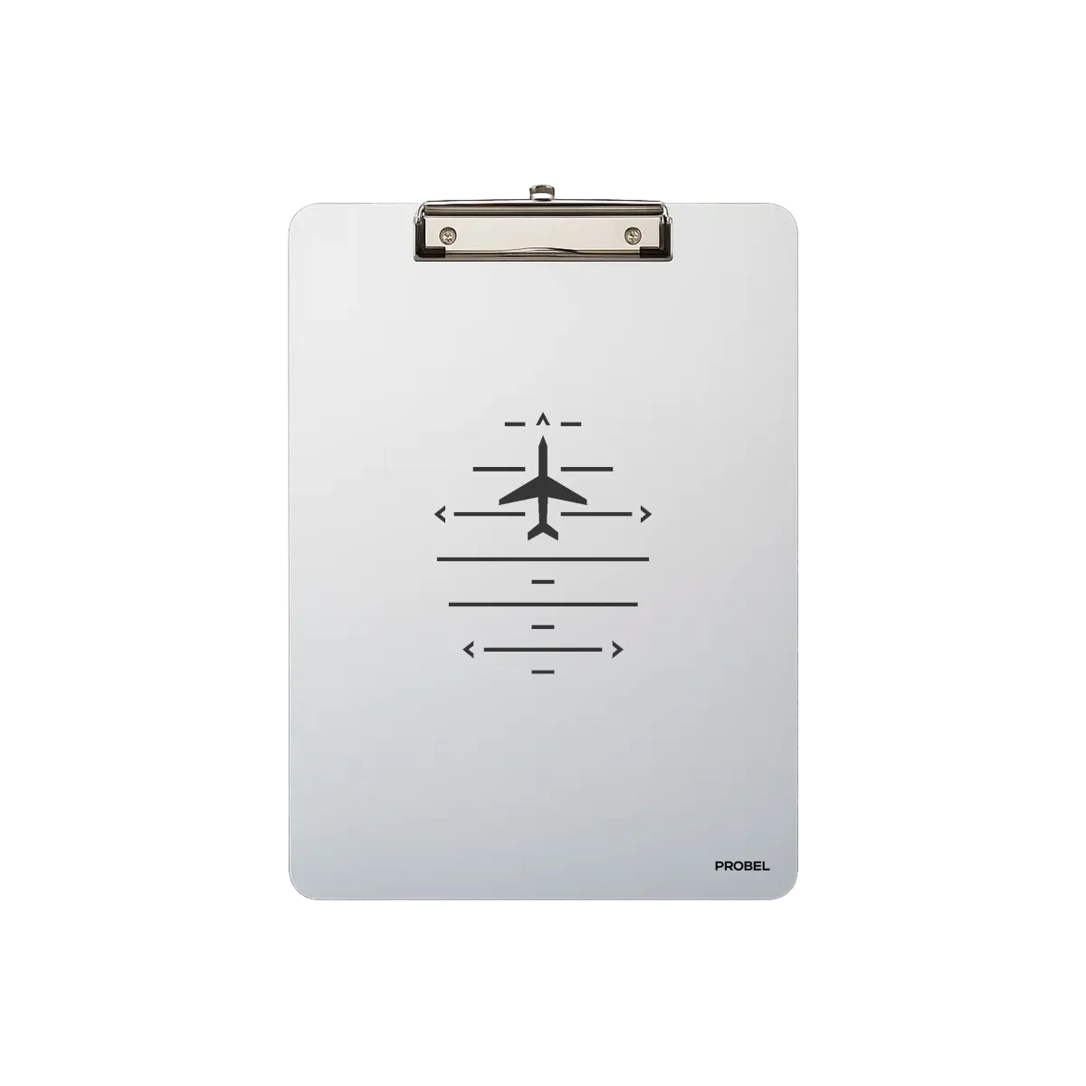 Klemmbrett Aluminium A4 "Flight Navigation"