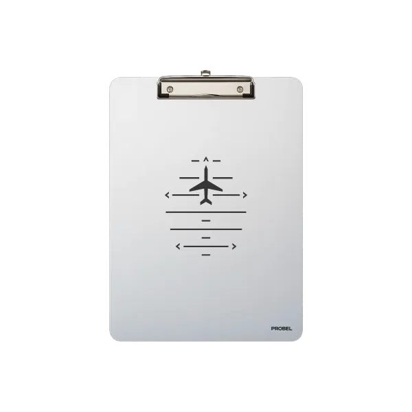 Aluminium-Klemmbrett A4 „Flight Navigation“