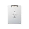 Klemmbrett Aluminium A4 "Aircraft Outline"